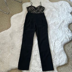 NWOT BLACK SLIM FIT JUMPSUIT